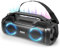 Duronic Portable Bluetooth Speaker BX48, Wireless Boombox with RGB, IPX Waterproof Loudspeaker for Party, Outdoor, Travel, Home Subwoofer with USB Plug in AUX Loud Speakers