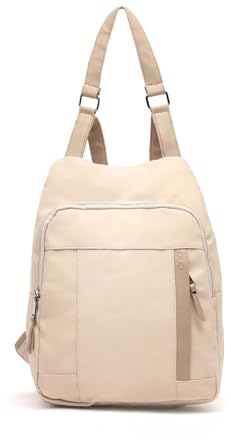 MISAKO Nova mochila antirrobo de nylon Mujer - Nova Beige 35 X 26 X 9 cm