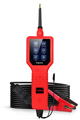 HUIOP Circuit Probe Kit,P100 Pro 9-30V Car Circuit Tester Automotive Circuit Diagnostic Tester 12V 24V Circuit Probe Kit Multimeter Digital Oscilloscope Parts Activation/0-5V Adjustable Power