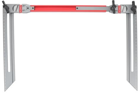 Stair Tread Template Tool, Aluminum Alloy Stair Measuring Tool, High Accuracy Clear Marking Stair Tread Gauge Measuring Tool Jig for Handrail Windowsill Shelf