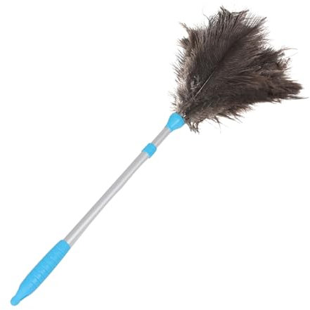 TEMPNAP Plumero Extensible De Avestruz para Cepillo Reutilizable para Quitar El Polvo