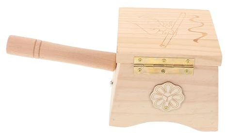 NIYANGLE Traditionelle Moxibustionsbox Kompakt Leicht Tragbar Stabile Moxibustionsbox mit Glatter Oberfläche für Zuhause und Reisen zur Sanften Wärmebehandlung