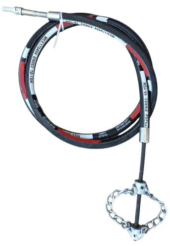 Flex-Shaft Sewer Descaling Chain, Rotary Pipe Cleaner, Drain Cleaning Chain, Heavy-Duty Descaling Performance, Flexible Shaft, 100cm, For Use In Toilets, Kitchen, Bathroom, Restaurants, Outdoor Drains