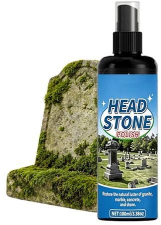 Gravstensrengöringsmedel,100 ml flytande Smutsborttagare - Monumentrengöringsspray Med Handduk,för skydd och reparation av granit, och skiffer