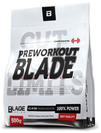 BLADE series Preworkout Blade Booster - vor Trainingsbeginn Nahrungsergänzungsmittel Trainingsvorbereitung für Kraft- und Ausdauersportler - Instant Getränk 500 g Orangengeschmack