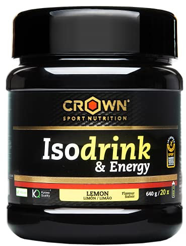 Crown Sport Nutrition Bebida Isotónica - Isotónico en polvo con carbohidratos, sales y aminoácidos. Certificación antidoping Informed Sport