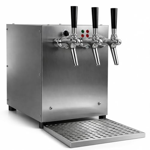 GASTROBEDARF WESTERBARKEY Zapfanlage für Glühwein/Punsch aus Edelstahl 3ltg mit Elektrischer Ansaugpumpe