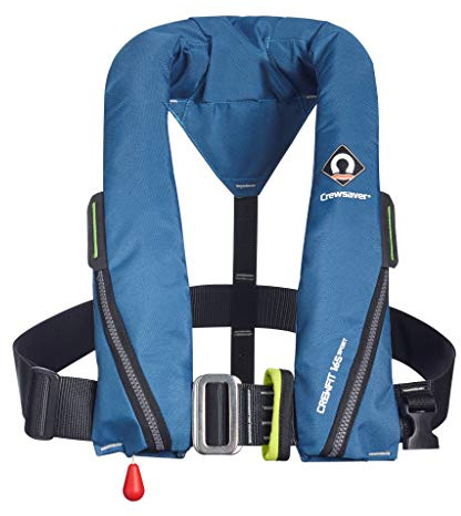 Crewsaver Boating and Sailing Crewfit 165N Sport Rettungsleine mit automatischem Gurt, Unisex, Blau