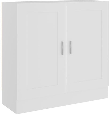 vidaXL Bücherschrank Weiß 82,5x30,5x80 cm Holzwerkstoff