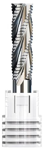 HSS Schruppfräser 1pc 4 Flöten 6-20mm CNC Fräser Bits Fräser für Aluminium Stahl Metall Schruppbearbeitungswerkzeuge-12xD12x53x110