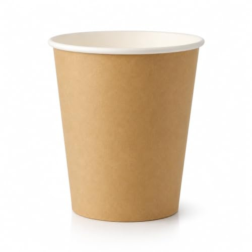 e_far Bicchieri da Caffè in Carta Bianca 90 ml (3 Oz) – 1000 Pezzi – Tazzine Monouso per Bevande Calde e Fredde – Ideali per Ufficio, Casa e Asporto