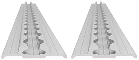 lasiprofi Airlineschiene Flügel unten: 60 x 12 mm, 1.500 mm, 1 STK. | Zurrschiene | 150 cm | kompatibel mit Fittingen | Silber eloxiert | für Transporter, Wohnwagen, Sprinter UVM. | Aluminium | 1,5 m