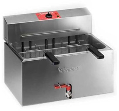 MBH - Friggitrice elettrica industriale - modello Valentine 13 litri - con 1 cestino