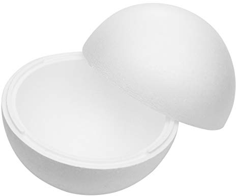 SEWACC Bastelschaumkugel Große Weiße Glatte -Styropor-Runde Schaumstoffkugeln für DIY-Kunsthandwerksprojekte Weihnachtsdekoration Partyzubehör 30 cm