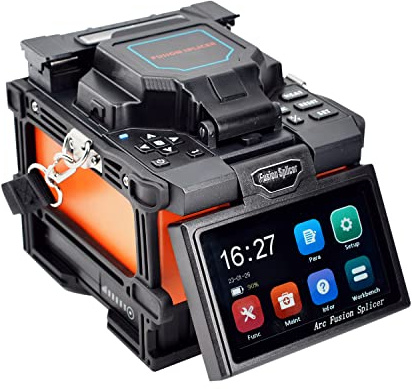 QIIRUN Fusion Splicer Giuntatrice Fibra Ottica X800 allineamento nucleo per progetti di MAN Telecomunicazione FTTx Saldatrice a Fibra Ottica automatica con grande batteria