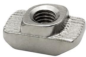 KLAK 45 - Edelstahl Hammermutter Nutenstein M6 Nut 10 für Aluprofil 45-er - 100 Stück