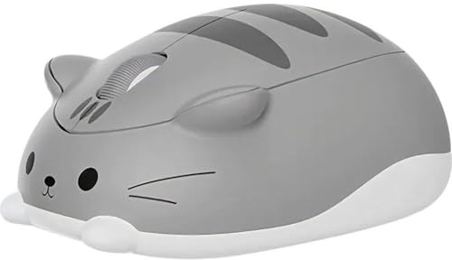 Sanfly Cute Cat Wireless Mouse Small Portable Wireless Mouse Optical Mouse Bluetooth Mouse for Laptop Computer Desktop Laptops