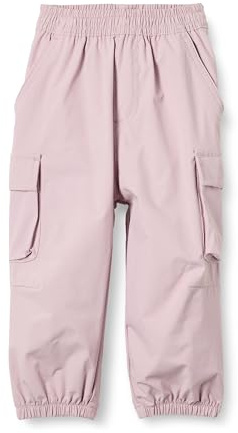 Amazon Essentials Pantalon Cargo Parachute Mixte Enfante, Lilas Grisé, 5 Ans