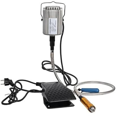 Wood Carving Chisel Kit with Foot Control Pedal - 780W Electric Flex Shaft Rotary Tool for Buffing, Polishing, Sanding - Woodworking Hanging Flexible Shaft Machine for Precision Carving