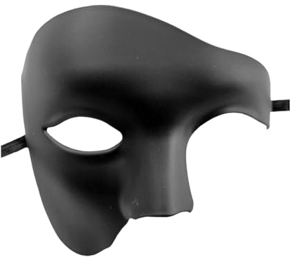 XDGBGFN Venezianische Maske Herren Halbmaske Maskenball Vintage Klassisch Masquerade Maskenball für Karneval Cosplay Party
