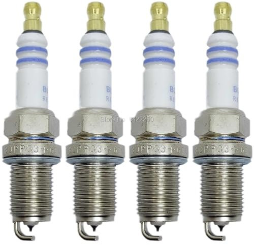 QKFTCSDW Kfz-Ersatz FR8DPP33+ +45 7422 Zündkerzen Platin 0242230500 22401ZE01B BKR5EP-11 A0041595003 PK16R11 A0031598103 A0031599403(6pcs Spark Plug)