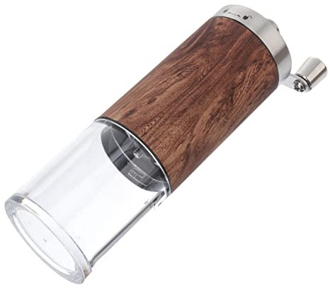Cabilock Moulin à Café Manuel Grains De Café Réglable Broyeur Céramique Capacité Adaptée Voyage Camping Bois Imitation