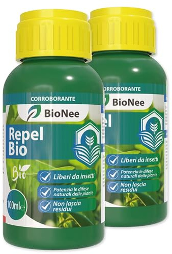 Repel Bio, Corroborante Naturale per Piante, Concentrato Idrosolubile, Protezione Efficace e Sicura, Liberi da Insetti e Parassiti