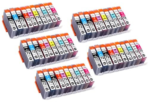 QWsdR Kompatible Tintenpatronen Kompatibel mit 72 PGI 72 PGI-72 PGI72 Kompatibel mit Pro-10 Pro-10s Tintenstrahldrucker, 1 bis 5 Sätze(PGI-72-5set)