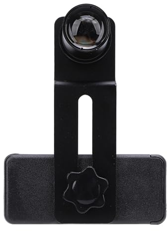 Microscope Lens Cellphone Adapter Microscope Smartphone Camera Adapter with 12.5X Eyepiece for Biological Microscopes 23.2mm Eyepiece Tubes