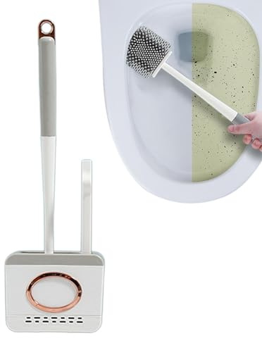 Brosse de nettoyage pour toilettes | Brosse de nettoyage réutilisable pour cuvette de toilette, accessoires de salle de bain pour la maison, les voyages