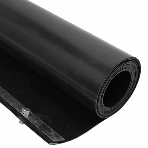 vidaXL Barrera de Raíces Negra 1 x 5m Tela Antimalezas con Tirante de Metal para Exterior, Protección de Jardín, Guardián Indispensable para Controlar Plantas