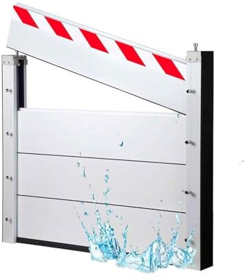 YXCMD Hochwasserschutz-Barrieren Hochwasserschutz Für Kellerfenster wasserdichte Einrichtungen Wiederverwendbare Hochwassersperre(I,230 * 40cm)