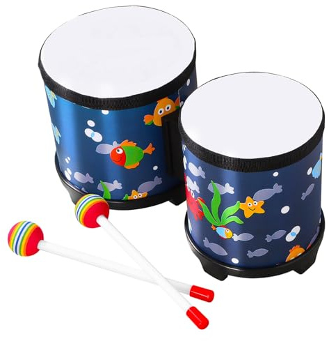 BESPORTBLE Bongotrommel Unterwasserwelt Schlaginstrument Leichte Handperkussion für Musikalische Früherziehung und Anfänger