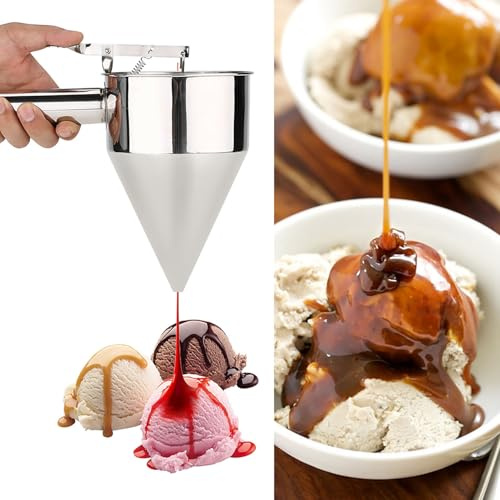 ZAICOLER Pancake Batter Dispenser, Cake Desserts Cooking Tools Pancake Batter Dispenser Funnel Cake for Home Kitchen Bakery Use