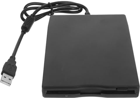 GARIOUANS Unidad de Disquete Externa Compatible con Múltiples Sistemas Operativos USB Material Abs y Función Plug and Play para Computadora Portátil y Escritorio