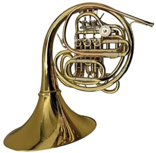 Professionelles Einreihiges Waldhorn Professionelles 4 Tasten Bb F Waldhorn Aus Messing In Gold Mit Etui