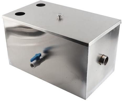 PIÈGE À GRAISSE COMMERCIAL EN ACIER INOXYDABLE SÉPARATEUR D'EAU D' D'ENTRÉE SUPÉRIEURE POUR CUISINE DE RESTAURANT