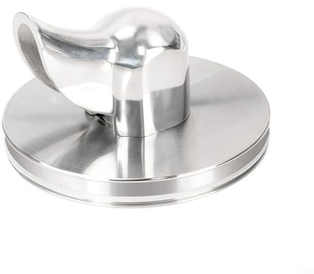 Gettimore Beccucci singoli e doppi senza fondo in acciaio inox per portafiltri per espresso per la maggior parte delle macchine da caffè, 54 mm (singolo)
