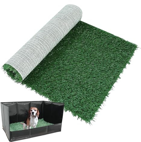 Almohadillas de de hierba para perros | Alfombra artificial para cachorros - Entrenamiento para orinal, césped artificial, padres de mascotas y profesionales ocupados | Jaulas ideales, cajas