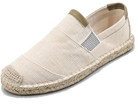 Alexis Leroy Espadrilles en Toile pour Homme Chaussures en Esparilles Décontractées