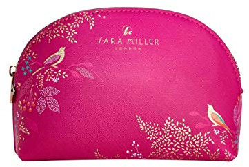 Sara Miller Haveli Garden Large Purple Cosmetic Wash Hand Bag