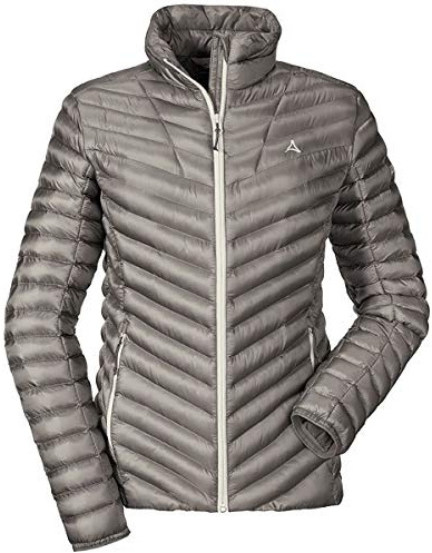 Schöffel Damen Thermo Jacket Annapolis1, gesteppte Thermojacke mit hochschließendem Kragen, wärmende und atmungsaktive Skijacke, silver filigree, 44