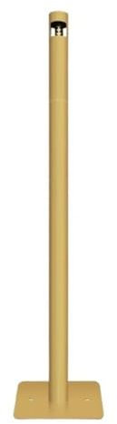 RUNZE765Z Standaschenbecher Vertikaler Schornstein aus Edelstahl, Aschenbecher for Einkaufszentren, vertikaler Feuerlöscher for den Außenbereich Aschenbecher Outdoor/Aschenbecher(Gold)