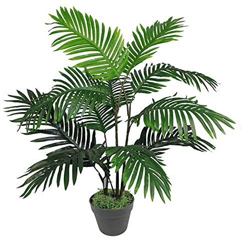 Leaf Design UK Large Realistic Artificial Palm Tree, 90cm