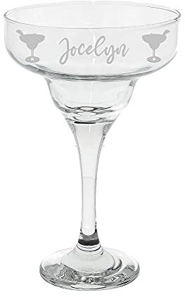 Always Looking Good Personalised Engraved Margarita Cocktail Glass 295ml Personalised with Name (Empty Glass)