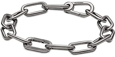 PANDORA ME Pulsera de eslabones chapada en rutenio