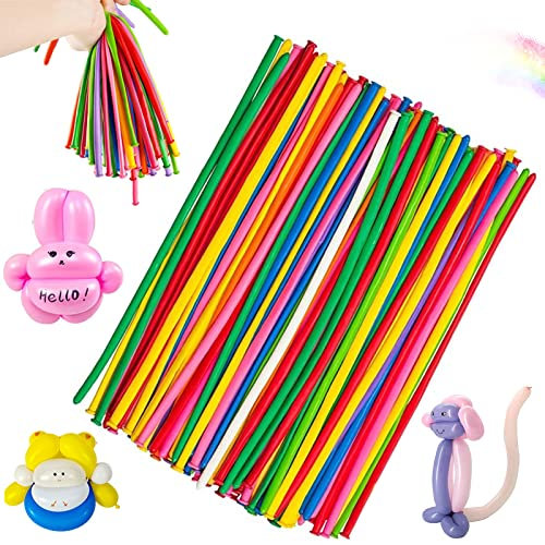 Palloncini da modellazionepalloncino, 200 pezzi, lunghi e colorati, per feste, matrimoni, compleanni, decorazioni per eventi
