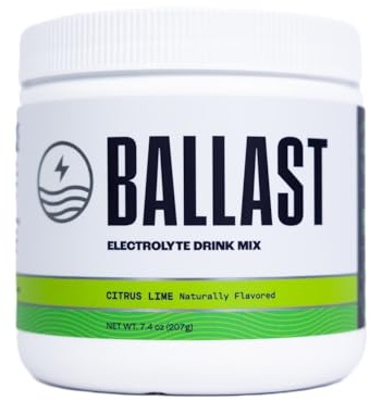 Ballast Zero-Sugar Electrolytes - Citrus Lime - Hydration Powder | Keto & Paleo Friendly | Liquid Daily IV for Rapid Rehydration | Element Electrolytes Magnesium, Sodium, and Potassium | 30 Servings