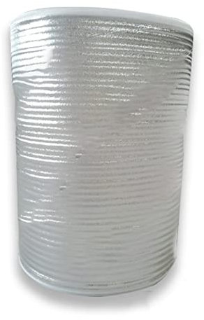 HARICSET Feuchtigkeitsresistent Laminat Unterlage Trittschalldämmung Laminat 2 mm Dick Silence Floor Akustik ALU Gehschalldämmung für Laminat und Parkett mit Alu-Dampfbremse(Size:1 * 40m)