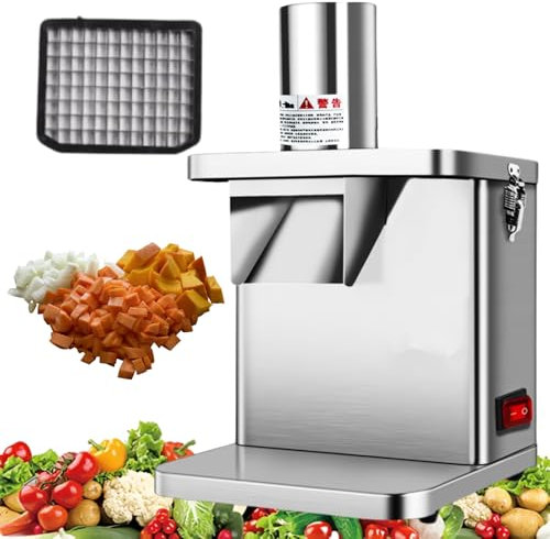 LFfwynog Picadora de Cocina, ralladores de 250 W, ensaladora Profesional, ralladores eléctricos para Cocina, ralladores, picadora, Disparador de Ensalada, máquina,6 * 7.2mm